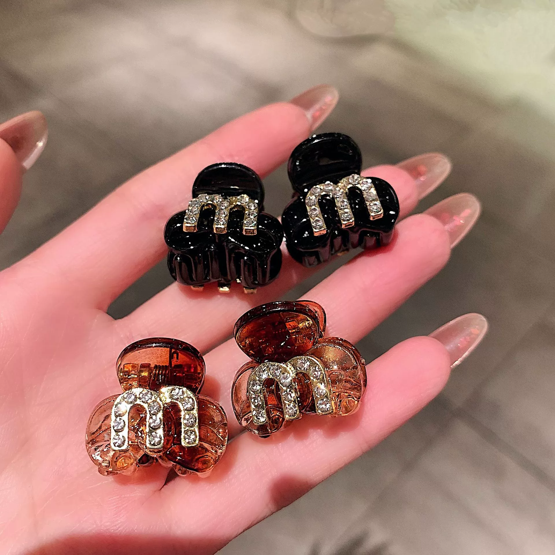 Маленькая заколка для волос, аксессуар для волос, Crab-pin, челка, стиль высокого качества
