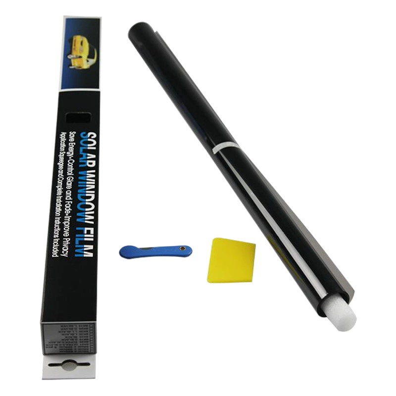 Производитель автомобильного стекла солнцезащитный теплоизоляционный глубокий черный автомобильная оконная пленка крыша 75cmX6M