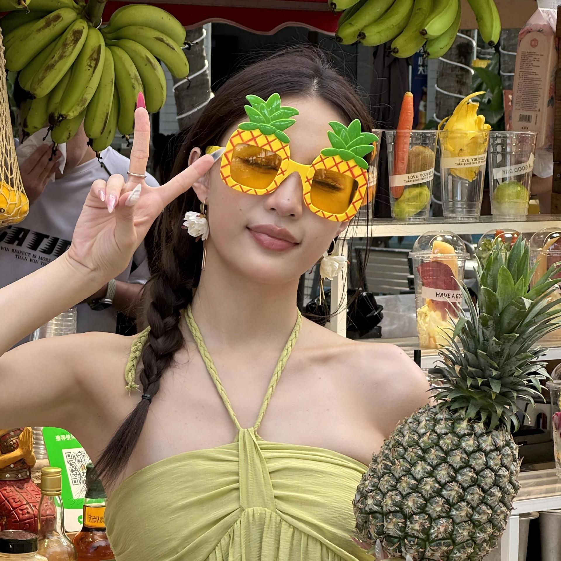 Gafas de Fiesta con Temática Hawaiana, ABS, Divertido, Decorativo, para Fiestas en la Playa y Festivales de Música