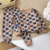 2515 pure cotton suit blue square