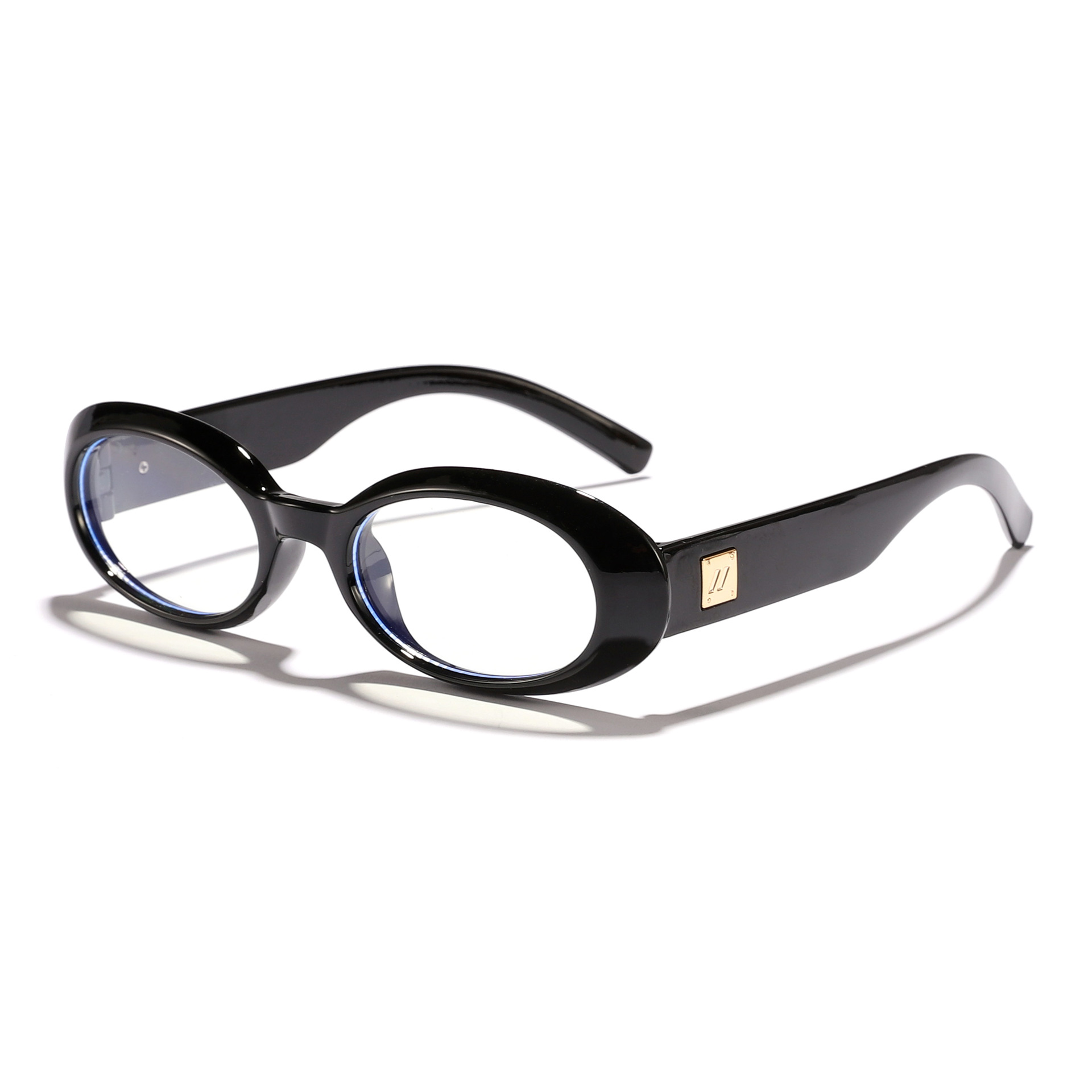 Gafas de sol ovaladas retro de moda europea y americana 2025 nuevas gafas de sol de protección solar de alta gama Sunglass