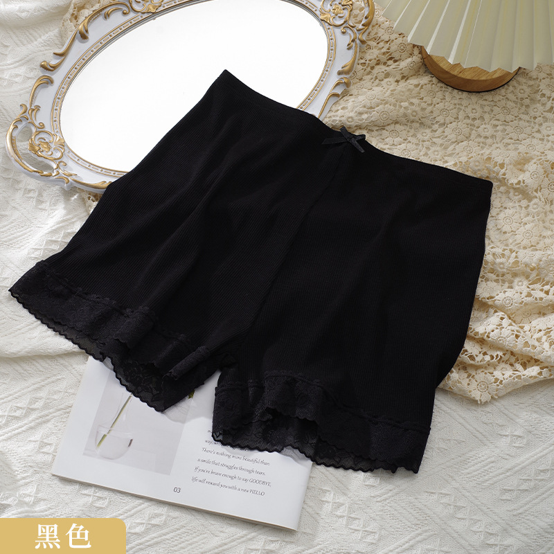 Pantalones de seguridad sin costuras finos de verano Fábrica al por mayor boxeadores de fondo de algodón de tamaño libre calzoncillos de boxeador anti-Exposición para mujeres