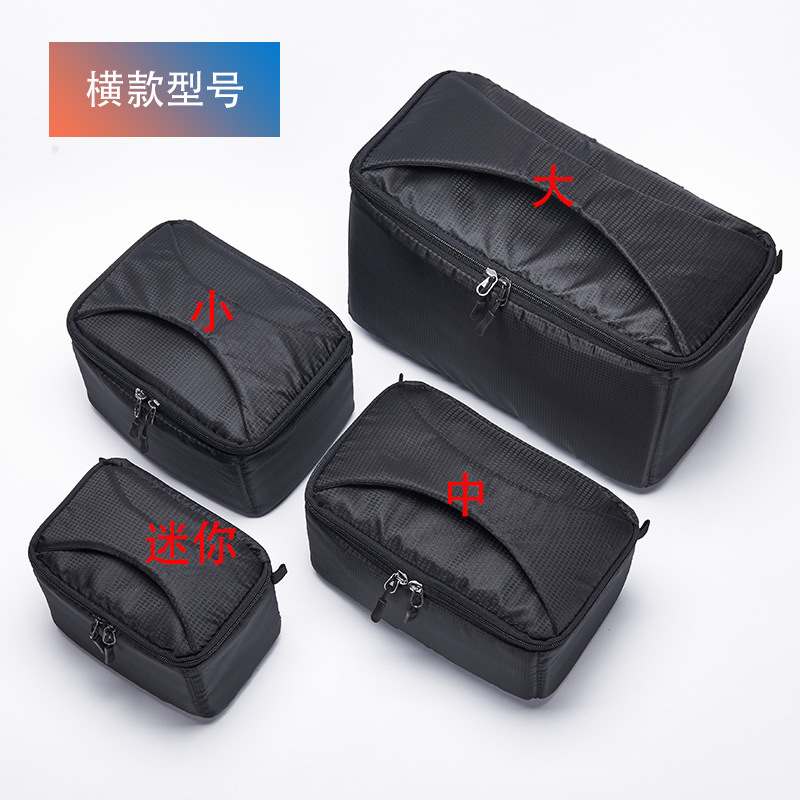 카메라 가방 마이크로 단일 카메라 충격 방지 및 드롭 방지 두꺼운 라이너 UAV 가방 디지털 스쿨백 내장 파티션 야외