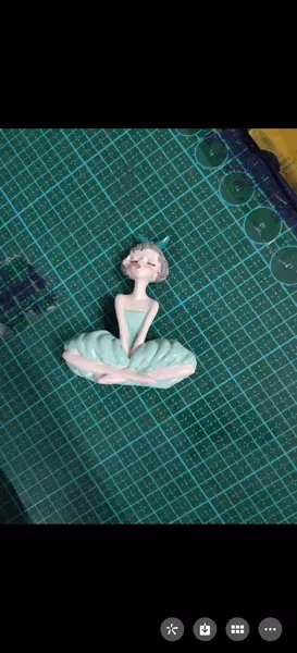 Green girl fantasy
