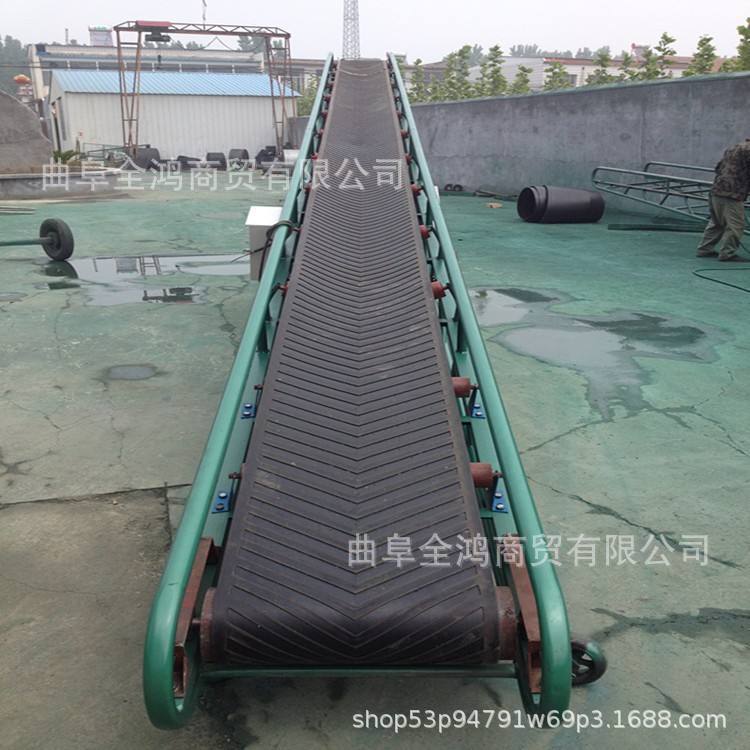移动式升降输送机装车卸货输送带伸缩带式传送带大型皮带爬坡机