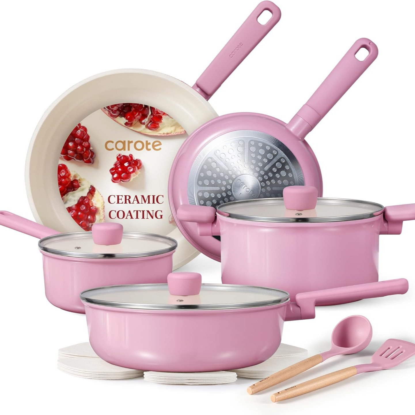 Venta directa de fábrica, comercio exterior, hogar, olla antiadherente, olla de cocina sin humo aceitoso, olla de leche, sartén, olla de sopa, estufa universal