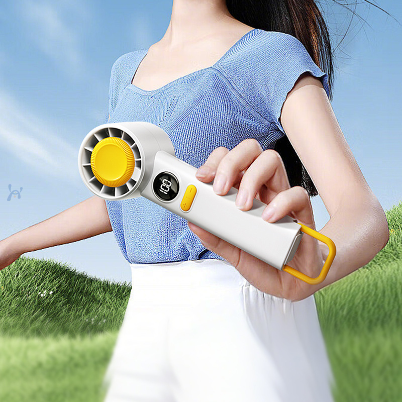 Turbo Handheld Small Fan Outdoor Cute Mini Compact Portable USB Charging Creative Gift Wholesale