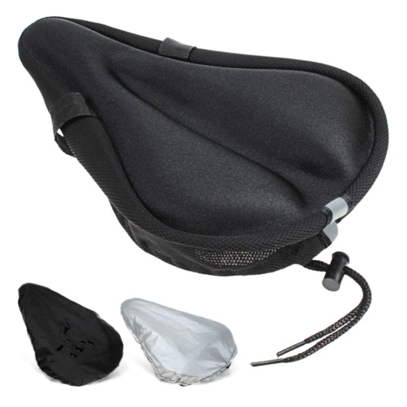 Утолщенный силиконовый чехол для сиденья для езды на горном велосипеде чехол для сиденья велосипеда силиконовый чехол для сиденья мягкие Аксессуары для улицы седло