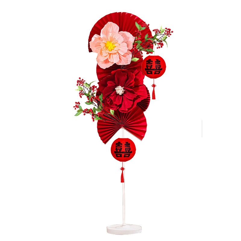 Columna de boda, conjunto de decoración de la sala de bodas, sala de bodas, decoración de la casa nueva, escena, suministros de boda, compromiso