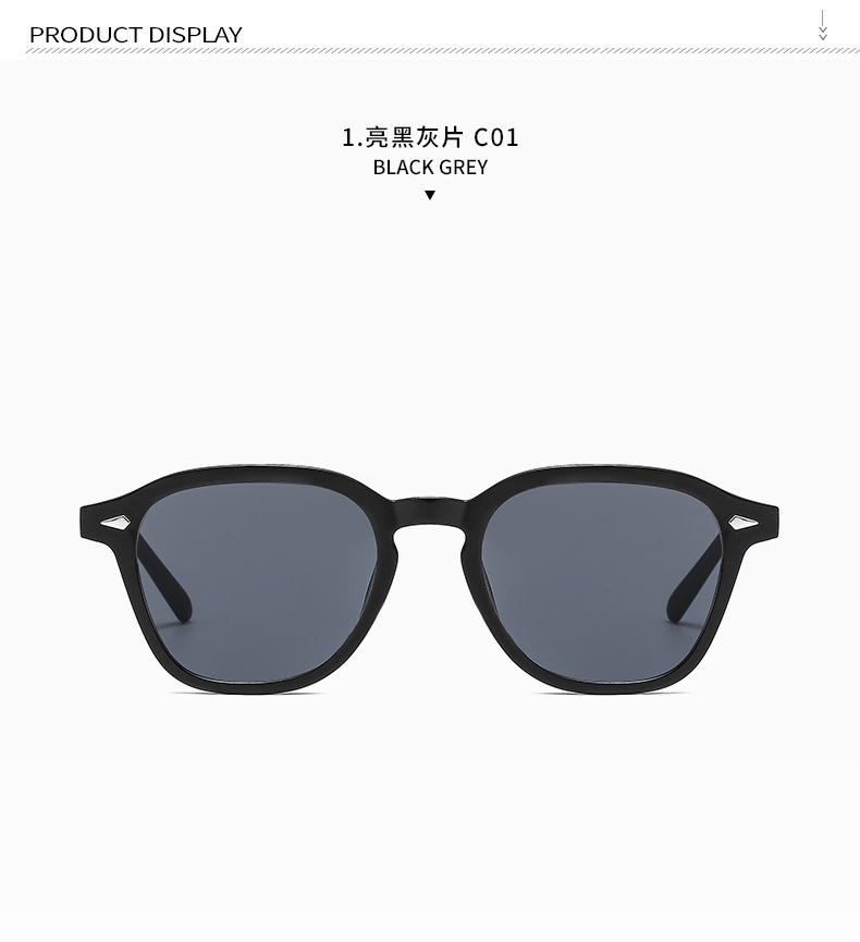 45g Weight UV400 Protection, UV Protection, Resin Lens Material Fashion Style White, Transparent, Black Color Fashion UV400 Protection UV Protection Resin Men's Sunglasses 8