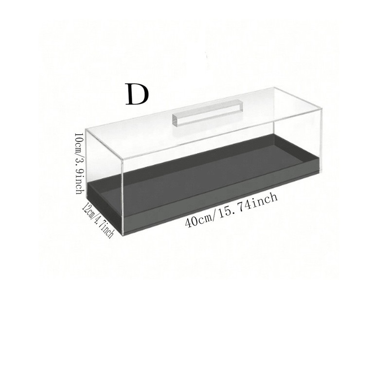アクリル収納ボックス食品パン菓子展示ボックス透明長方形サービストレイ蓋付きパーティーテーブル|undefined