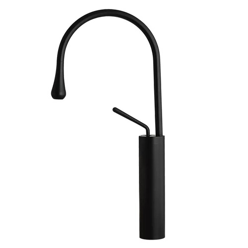 Copper basin hot and cold faucet wash basin black wash basin above basin bathroom cabinet faucet white water drop faucet
