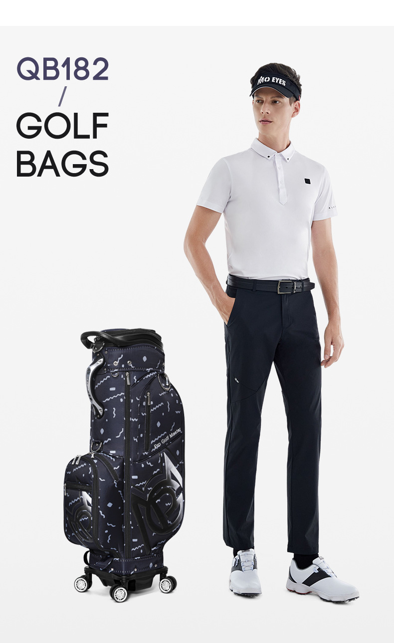 Túi golf PGM vỏ cứng có thể thu gọn, chứa 13 gậy, bốn bánh đa năng — Túi bóng đen [Vỏ cứng có thể thu vào/câu lạc bộ đặt ngược/túi trang sức nhung mài/bốn bánh đa năng] QB182, Túi bóng màu xanh [Vỏ cứng có thể thu vào/câu lạc bộ đặt ngược/túi trang sức nhung mài/bốn bánh đa năng] QB182 chi tiết 14