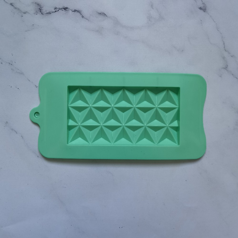 Triángulo chocolate 468 galletas molde de silicona pastel helado pudín molde de postre jabón utensilios de cocción