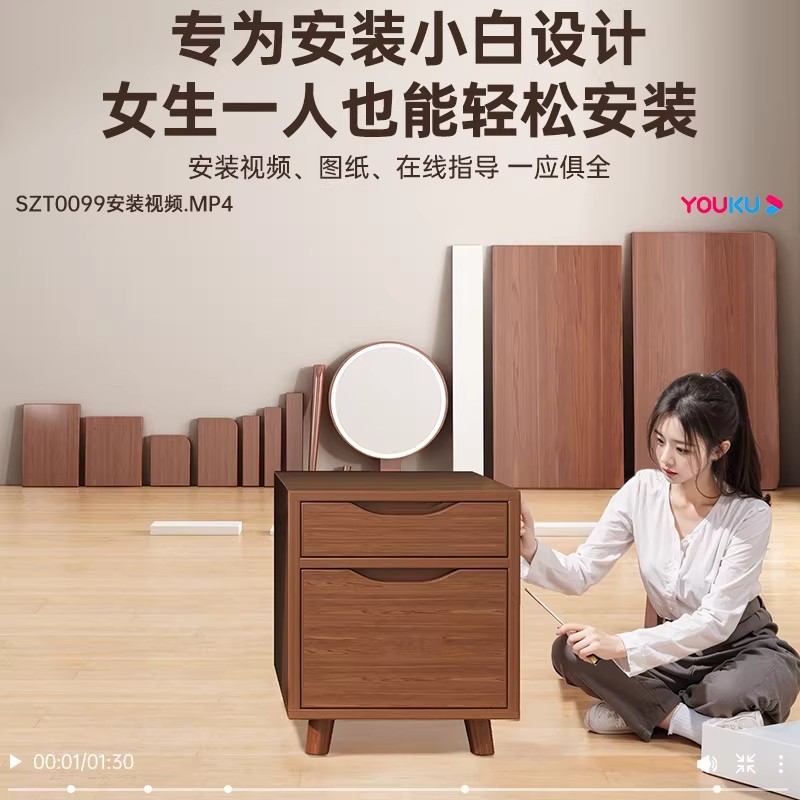 Nuevo estilo chino梳妆台 dormitorio mesa de maquillaje 2025 nuevo梳妆台 integrado espejo de maquillaje mesa de esquina gabinete de almacenamiento