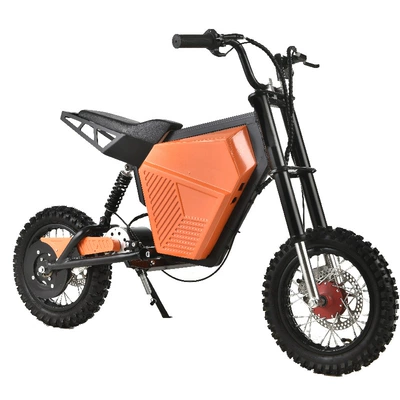 Cross-border Europe and the United States children's cross-country electric motorcycle 36V500W two-wheeled ATV battery car wholesale (Elektrikli motosikletlər) - orange
