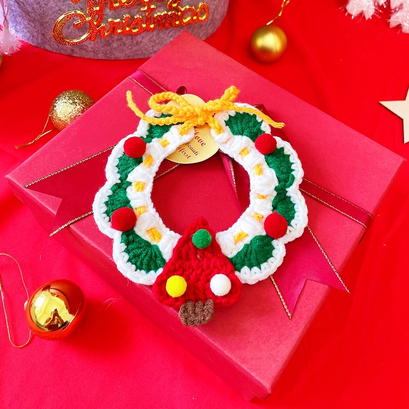 크리스마스 레드 트리 스카프