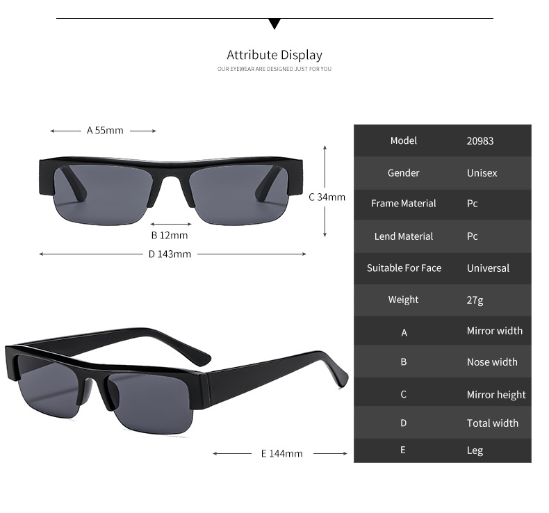 Vintage Eckige Damen Sonnenbrille Im Trendigen Retro Stil_voghion.com