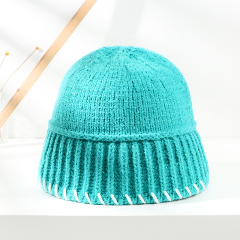 バケットハット 飾り編み目バケットハット