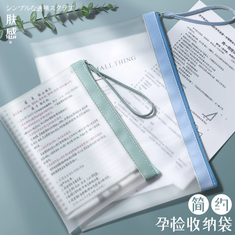 A4 сумка на молнии матовая полупрозрачная сумка на молнии