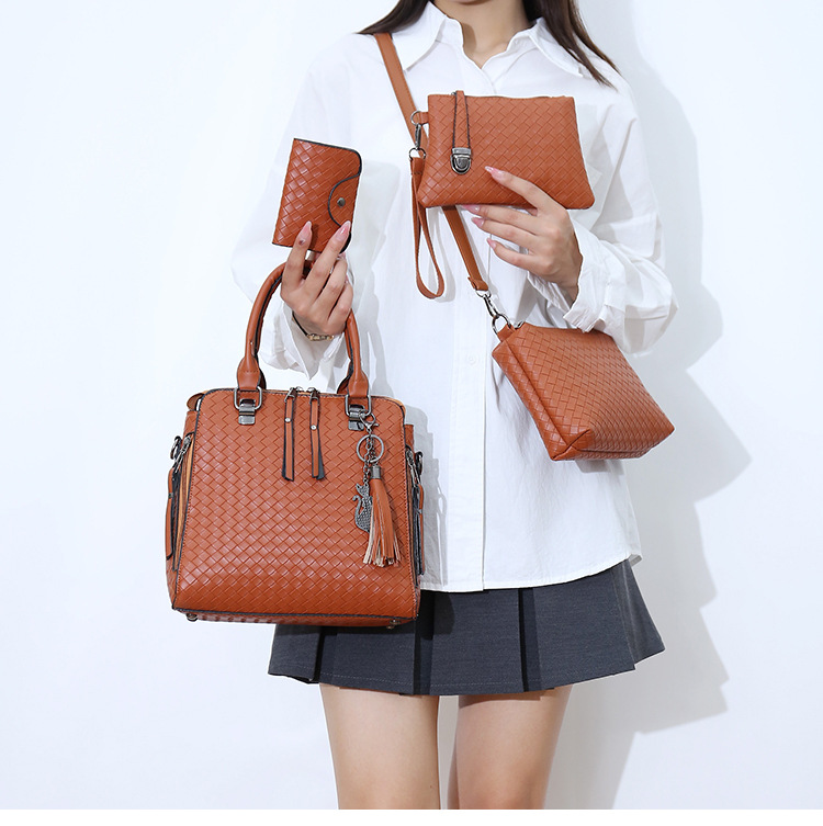1247g Weight Polyester Lining Material Sewing Thread Fashion Element Zipper Closure Type Single Shoulder Strap Strap Type Bag Sets Bags Type Daily, Street, Shopping Occasion PU Material Solid Color Pattern All Seasons Season Women's Gender Elegant, Streetwear Style Bucket Shape Medium Size Women's Medium PU Solid Color Elegant Streetwear Sewing Thread Bucket Zipper Bag Sets 11