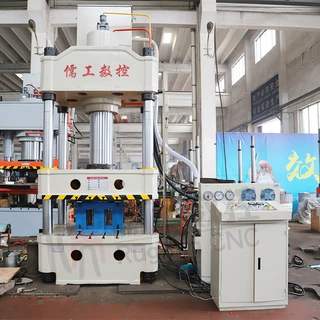 315T新型成型压力机山东儒工定制 315吨树脂井盖热压成型液压机