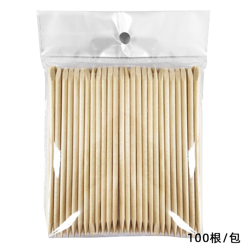 Cross-border manicure orange stick drill stick 100 dead skin cleaning nail polish a variety of functional wooden stick cleaning stick