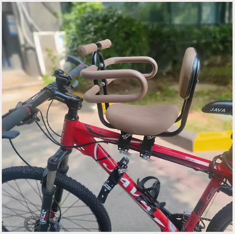 自行车儿童座椅前置电动车宝宝座椅山地车小孩坐凳折叠车婴儿车坐|undefined
