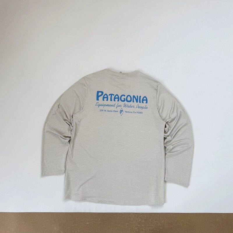C1 Quick-Drying Series # High-Quality Pat@ Blue Letter Print Elastic Quick-Dry Cool and Comfortable Long-Sleeve T-Shirt C1 Quick-Drying Series # High-Quality Pat@ Blue Letter Print Elastic Quick-Dry Cool and Comfortable Long-Sleeve T-Shirt