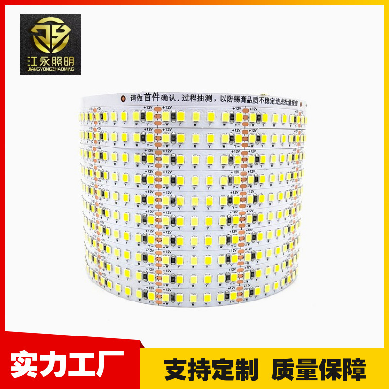 12V Dual-Color 1.18m Beads 2835 High-Brightness Lamp with Adjustable Dimming Decorative Soft Smart Mirror Bathroom Mirror Light