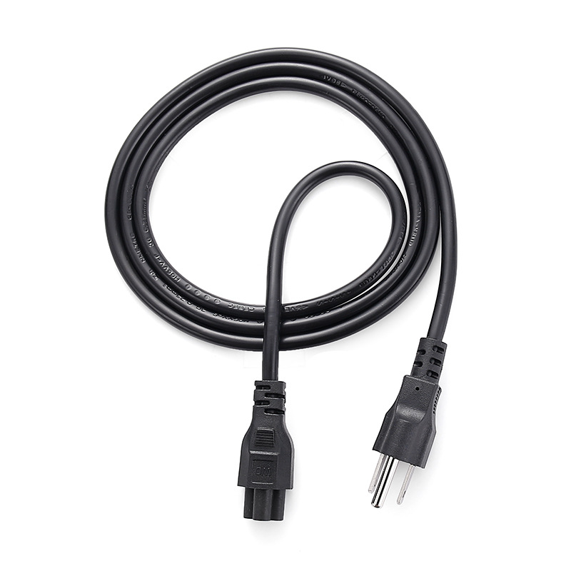 Cable de alimentación de cola de ciruela estándar americano Cola de ciruela de tres enchufes Cable de alimentación de cola de ciruela de tres enchufes de estilo americano Cable de alimentación de tres núcleos