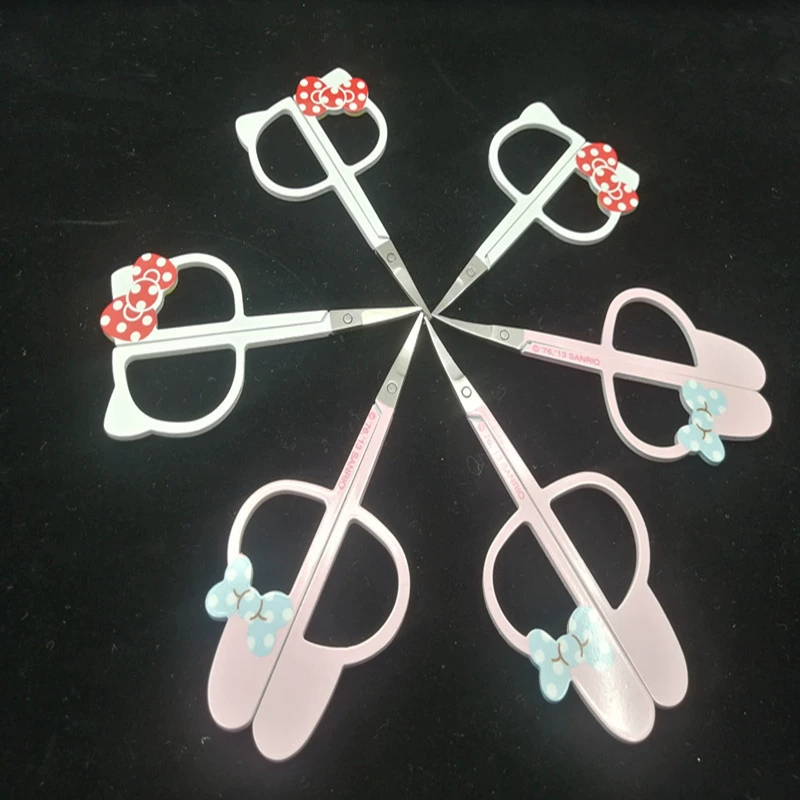 Cartoon scissors, cosmetic handheld razor, Korean style