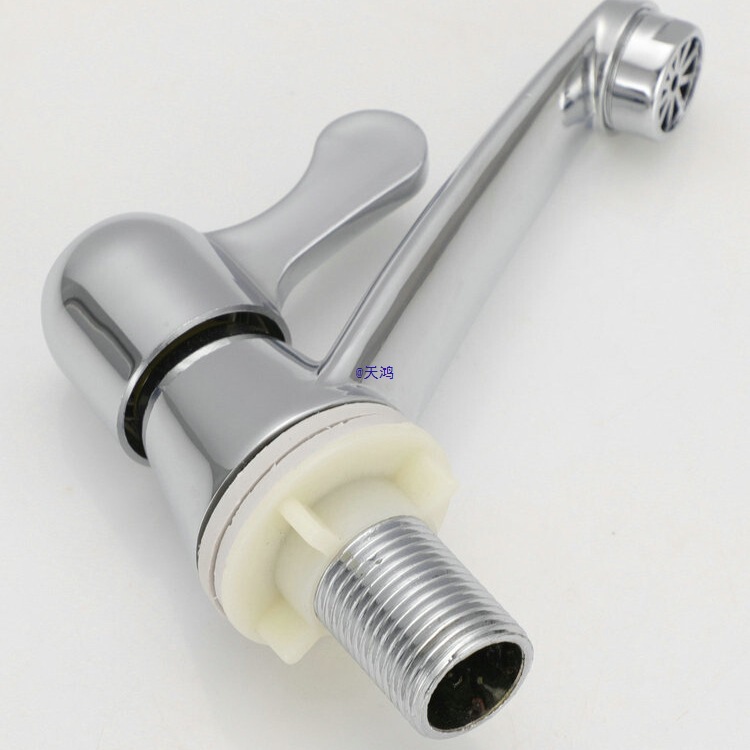 All-Copper Single Cold Water Faucet Basin Faucet Washbasin Bathroom Basin Faucet Promotion