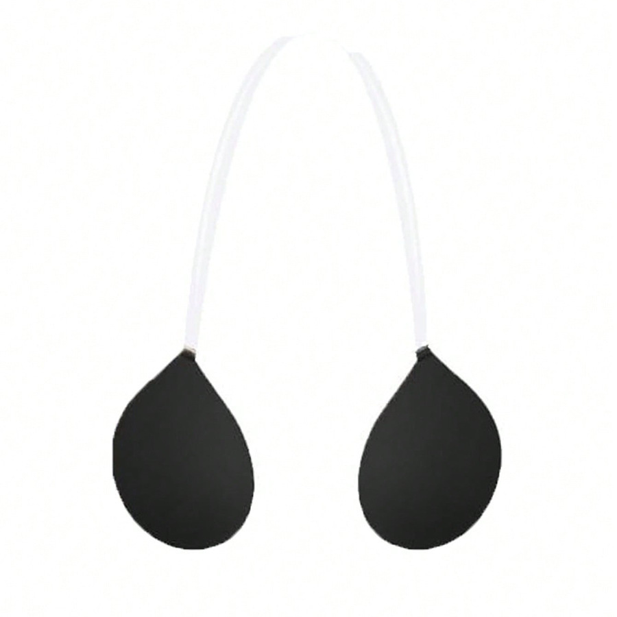 라운드 컵 홀터 블랙