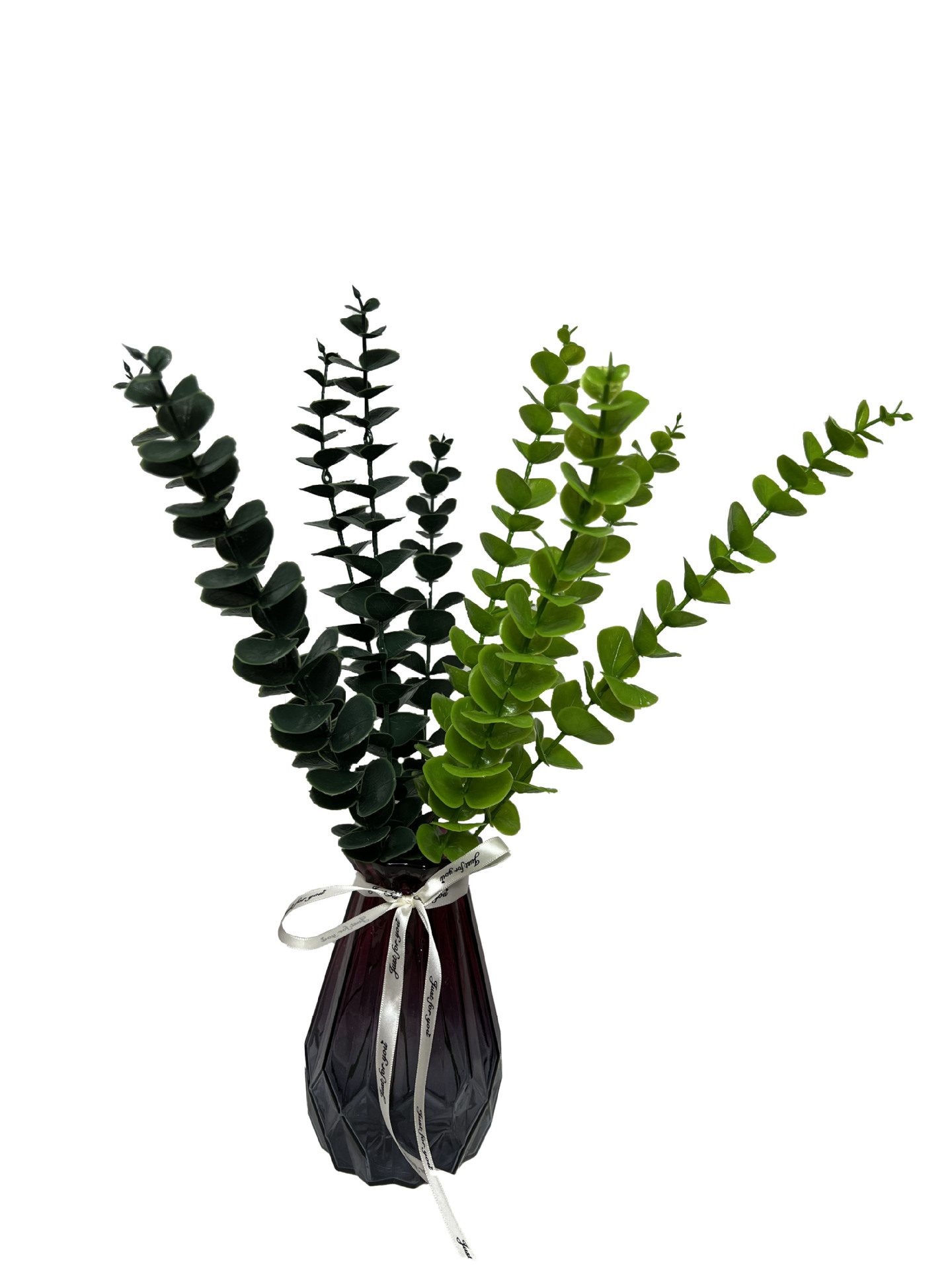 亞馬遜 仿真植物 軟塑膠尤加利金錢葉 婚慶家居裝飾 仿真綠植花