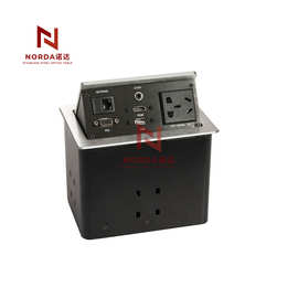 隐藏气动弹起式办公会议桌插座地面厨房排插座嵌入式桌面