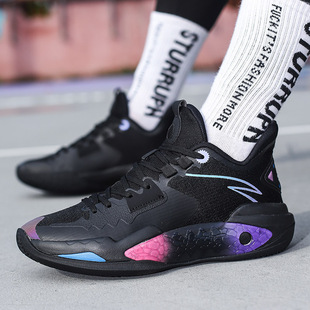 Basketball Shoes Male Primary and Secondary School Students Children sneaker Anti-slip Friction Sound Sneakers Youth Sports Training Shoes