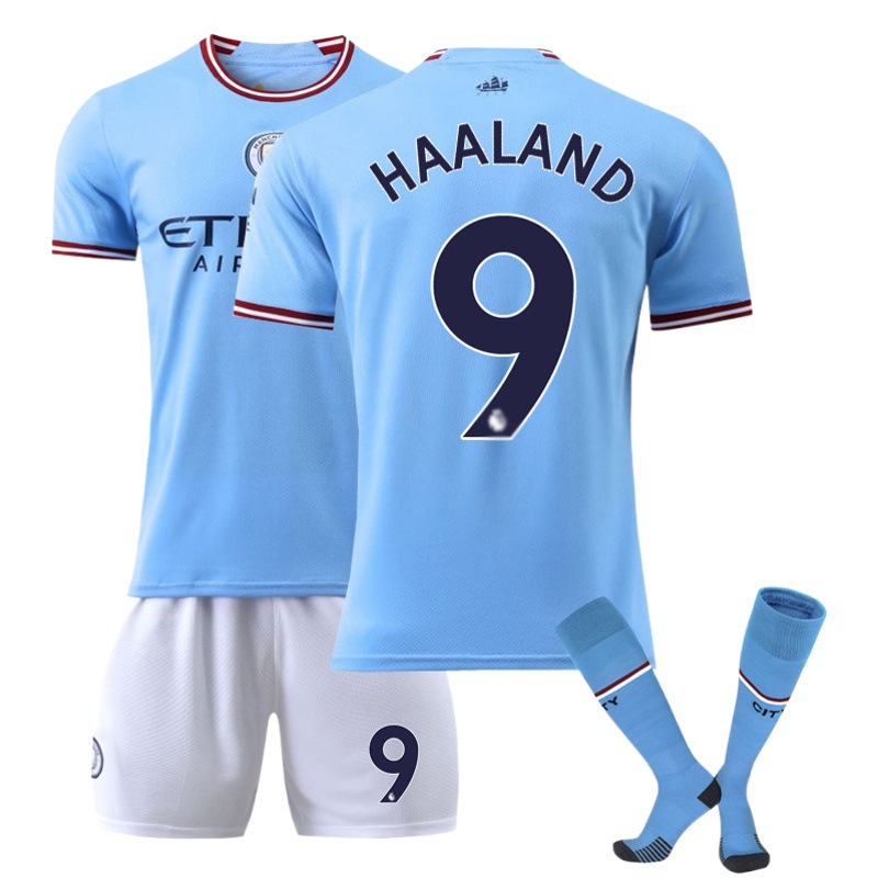 2223 Paris Messi No.30 Football Jersey Manchester City No.9 Real Madrid No.7 Riyadh Guest Barcelona Football Jersey