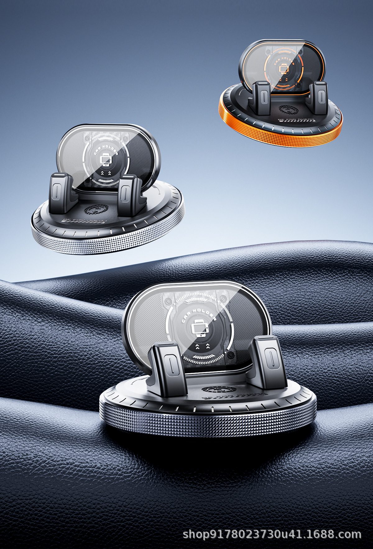 2026 New Model Car Phone Holder Suction Cup Type Universal Navigation Mount for Car Dashboard