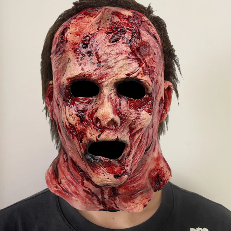 Halloween Luna máscara de pánico Mayor Milescos McMell máscara de terror de látex