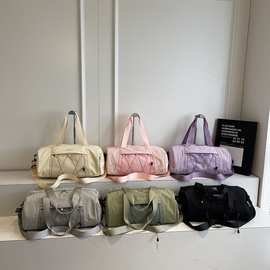 休闲时尚新款游泳健身包短途旅行行李包大容量瑜伽游玩出行斜挎包