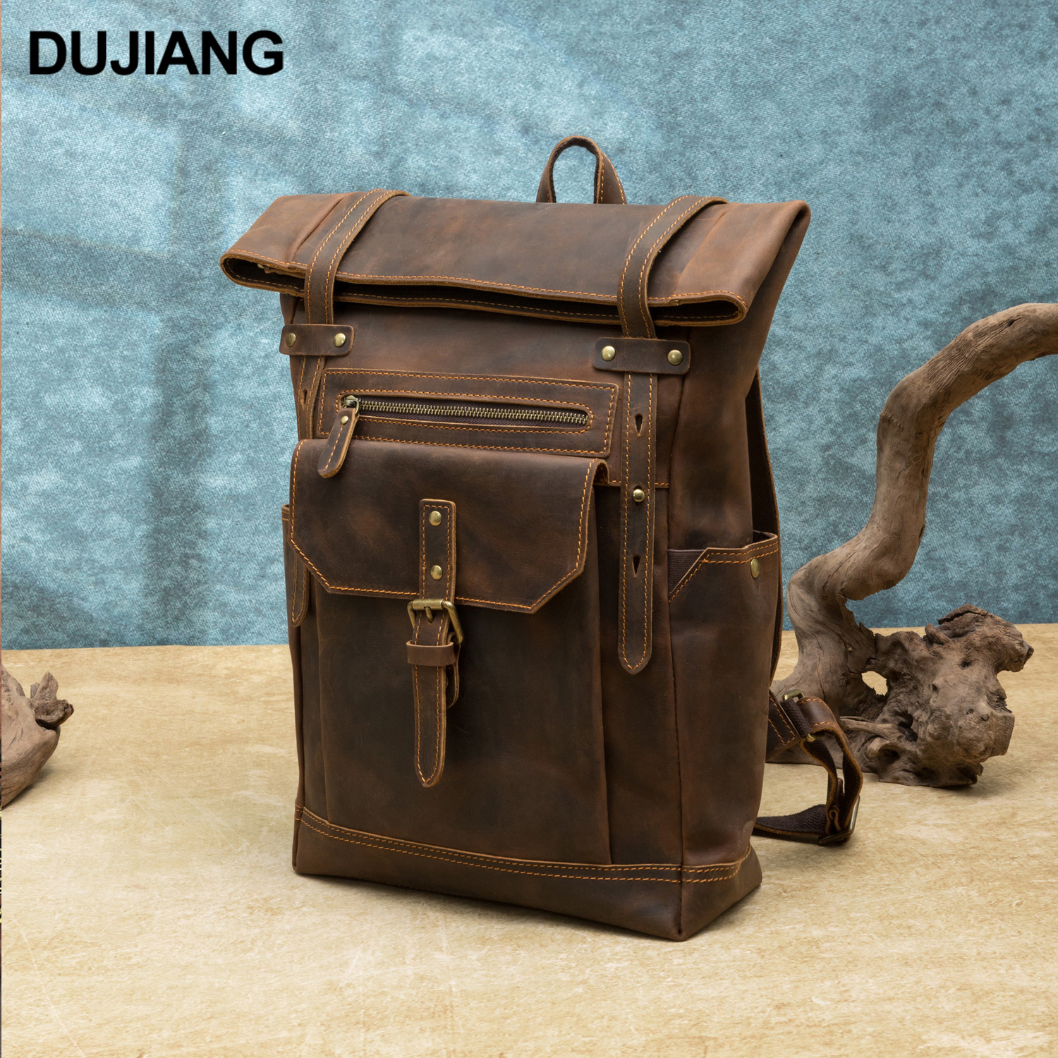 capacious retro folding backpack