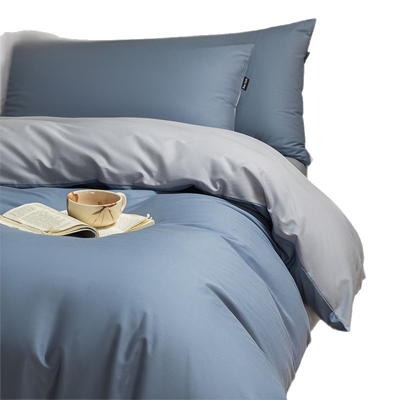 60 camas de algodón conjunto de cuatro piezas 2025 nueva sábanas de algodón de lujo ligero de algodón largo cuatro estaciones colcha de cama universal