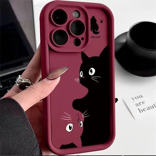 Personalized Cat Case for Apple iPhone 13 Pro Max 14 Plus Cartoon Soft Case 15 Cute iPhone xs Max Personalized
