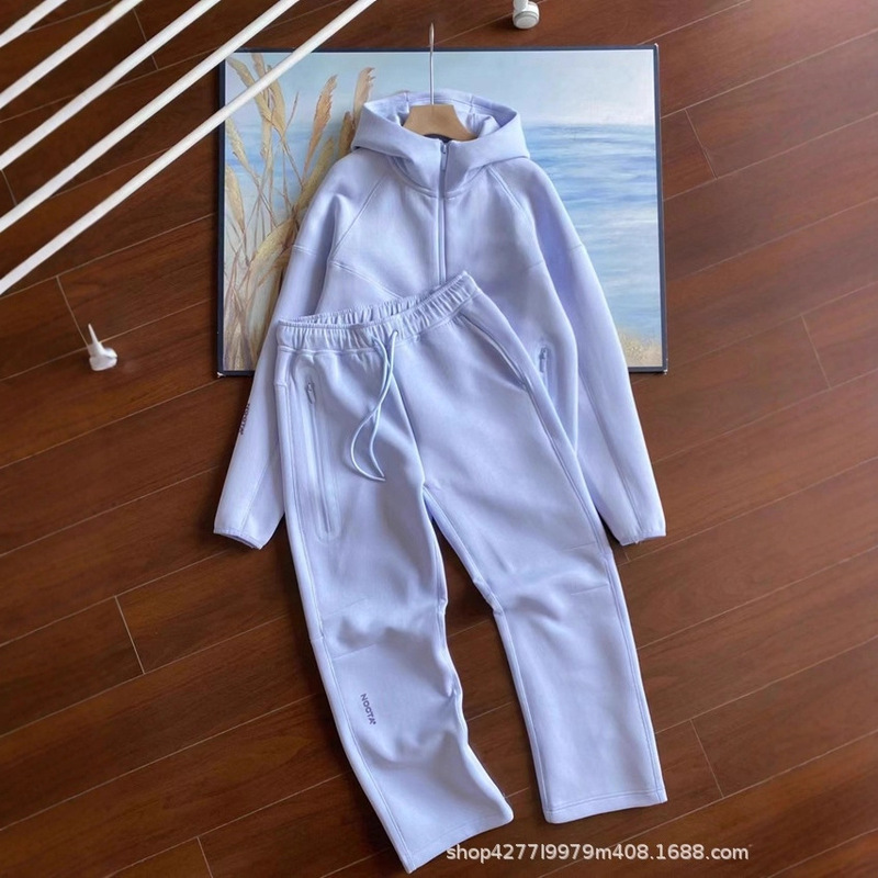 25 Spring & Fall New Small Hook Nocta Series Couple Air Layer Hooded Jacket Casual Sports Sweatshirt