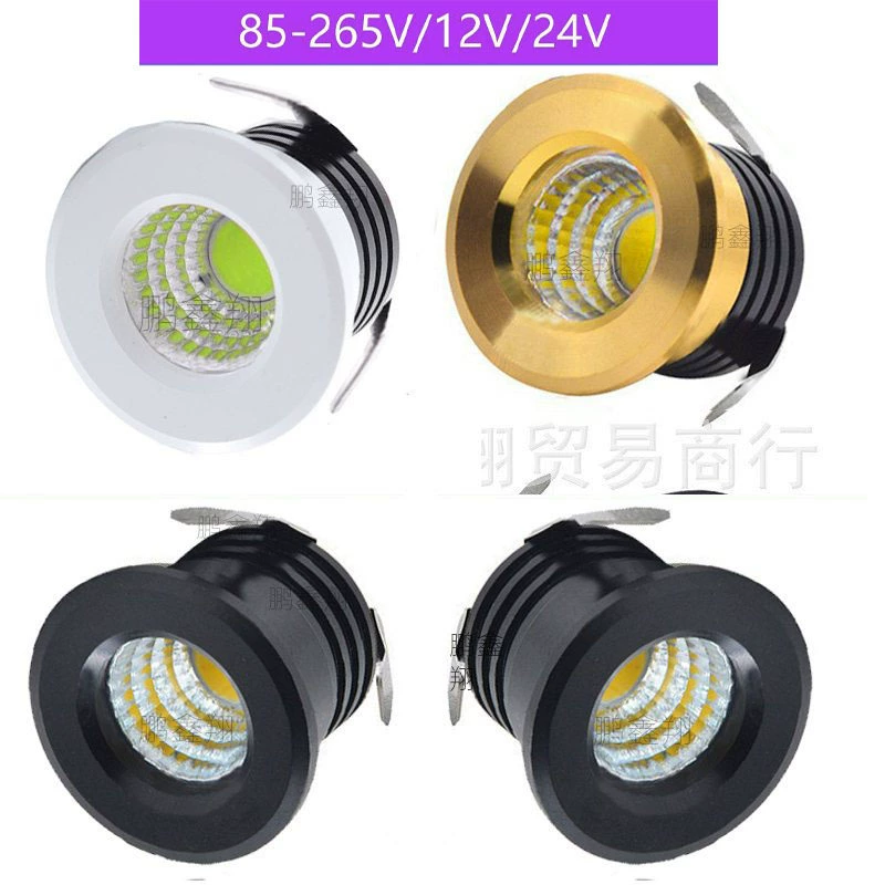 Lights, built-in LED stand, 3W, 30mm, 12v, 24v