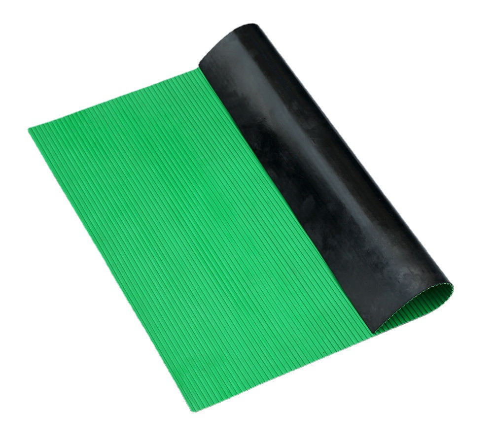 出口工业橡胶板/日本卡车垫/竖条纹车间止滑胶板厂家/卡车橡胶垫J