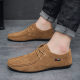 Cross-border Men's Shoes Men's Lightweight Soft Bottom Trendy Casual Business Lazy Shoes Fashionable All-match Lefu Shoes for Men