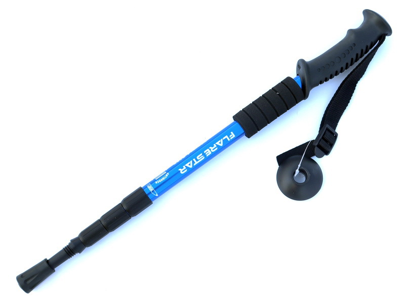 Băț de trekking telescopic din aluminiu pentru drumeții_voghion.com