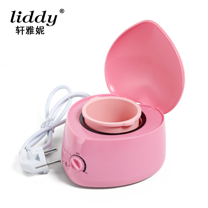 Воскоплавитель LIDDY Pro-Wax 200 фиолетовый с силиконовой чашей и евровилкой